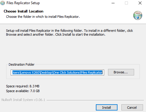 REPLIKATOR for windows instal