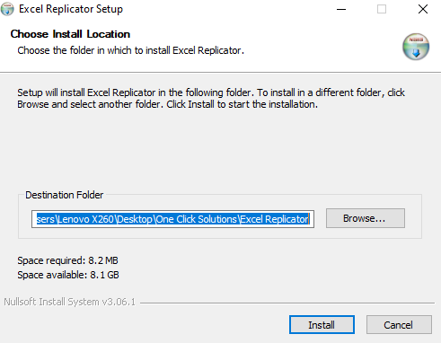 Excel Replicator Installer