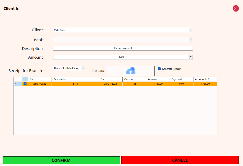 Office Module - Client In (Invoice Level Payments) (28.02.25)
