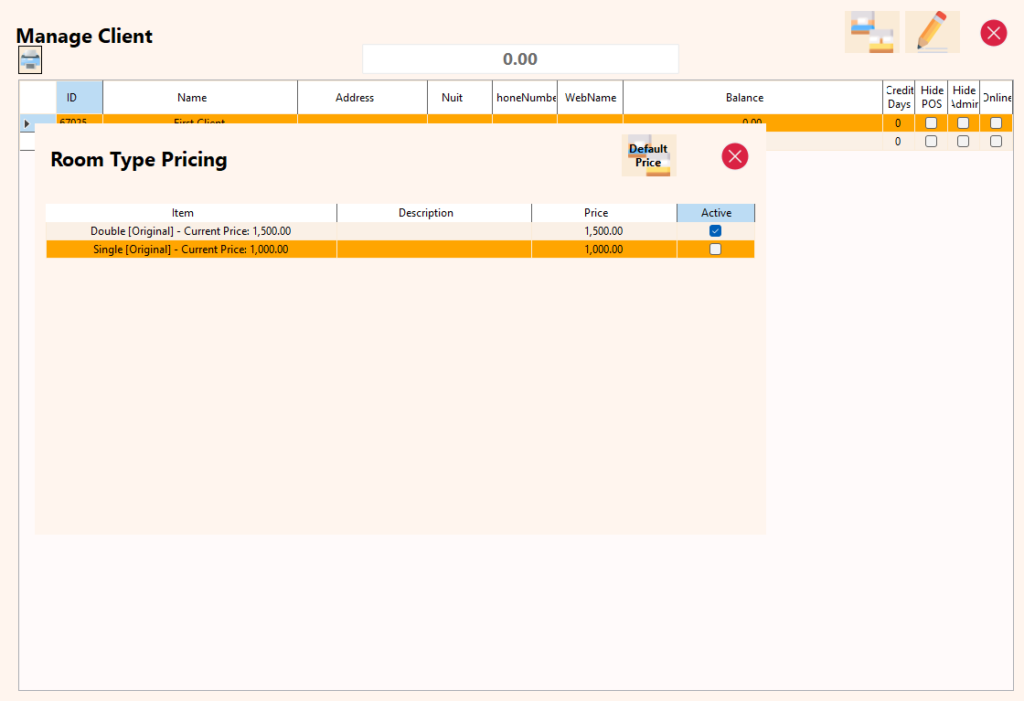 Current Custom Prices