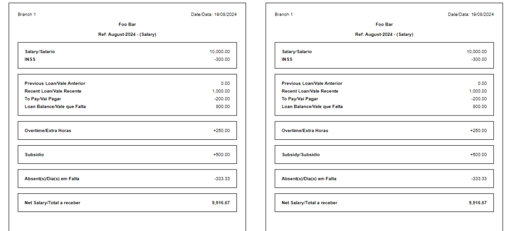 HR Module - Salary Slip