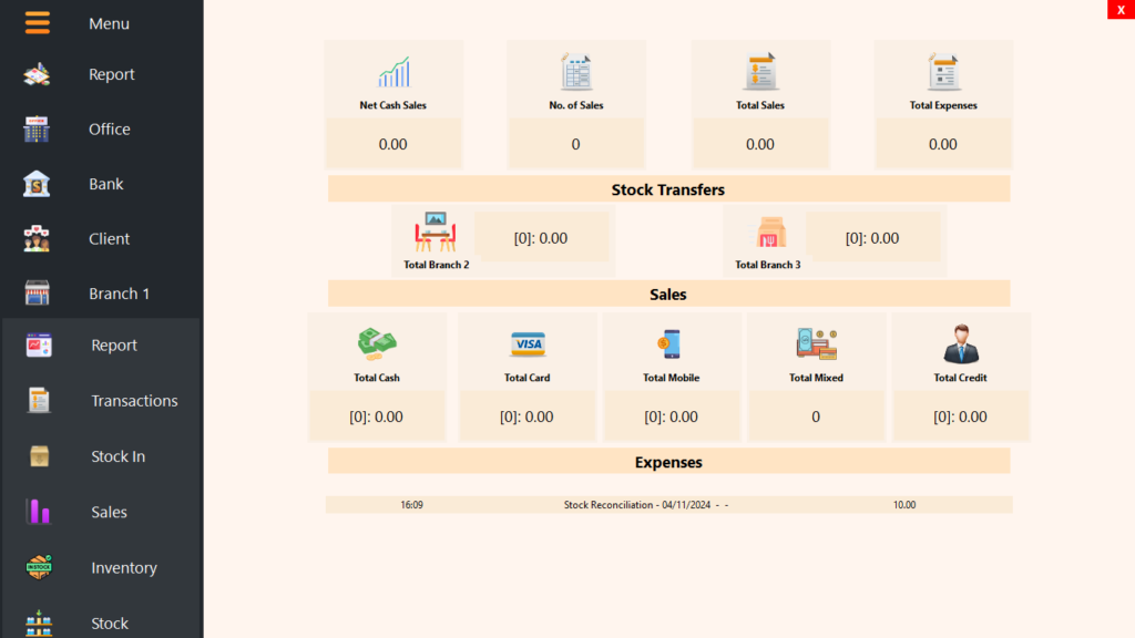 Stock Count - Gain/Loss Recorded in Expenses