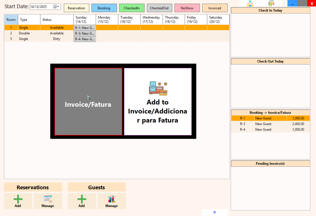 Combine into 1 Invoice