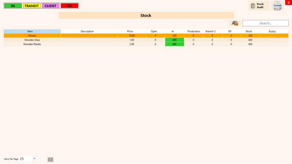 BOM: Stock Entry of Raw Material (same as above)