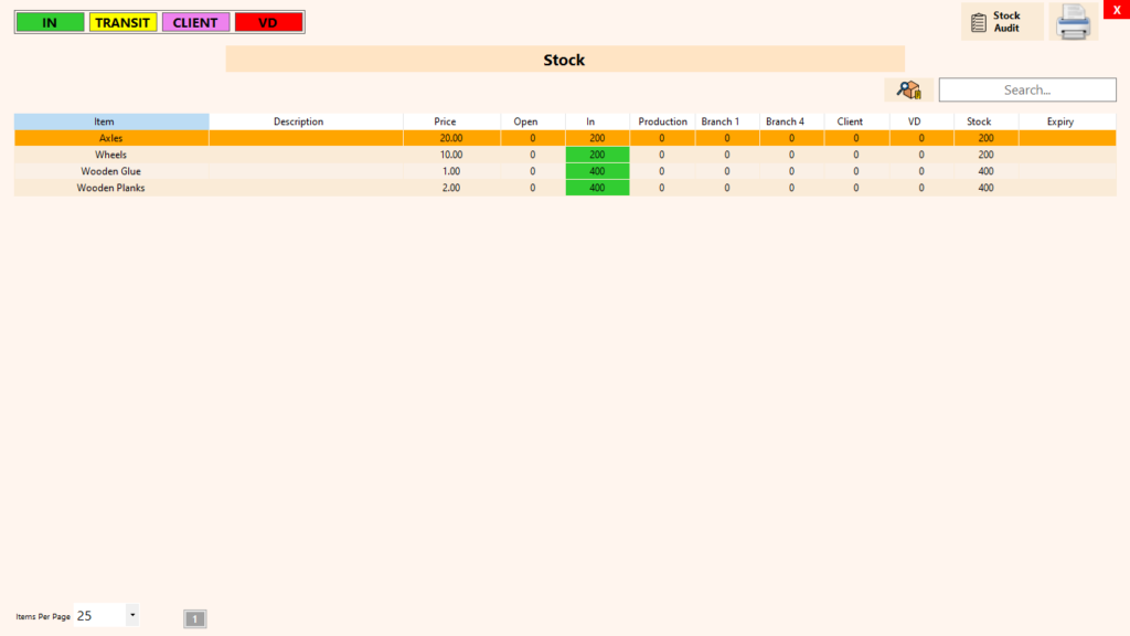 BOM: Stock after Entry