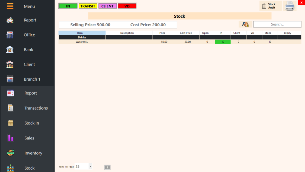 Weighted Average Costs: Cost Price after 1st Stock Entry