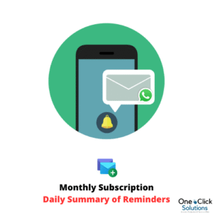 RemindMe Bot - WhatsApp Reminder + Daily Summary (1 Month Subscription)