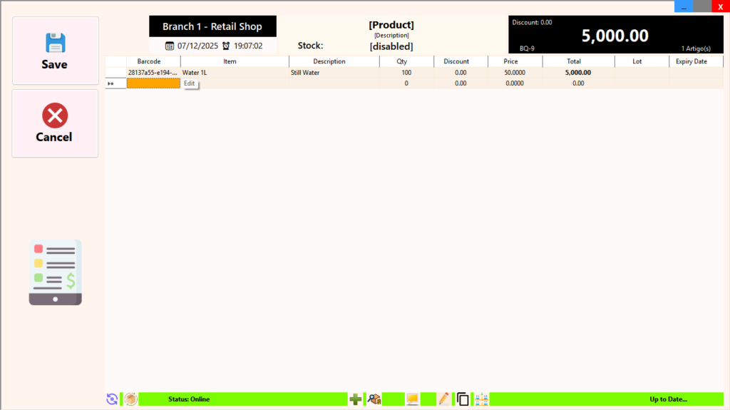 Create a Quote: Add products to the Quote